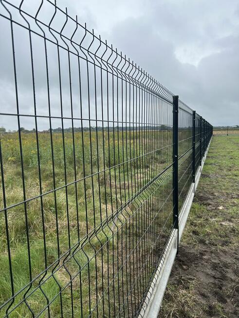Ogrodzenie Panelowe ZESTAW panel 3D słupek obejmy TRANSPORT