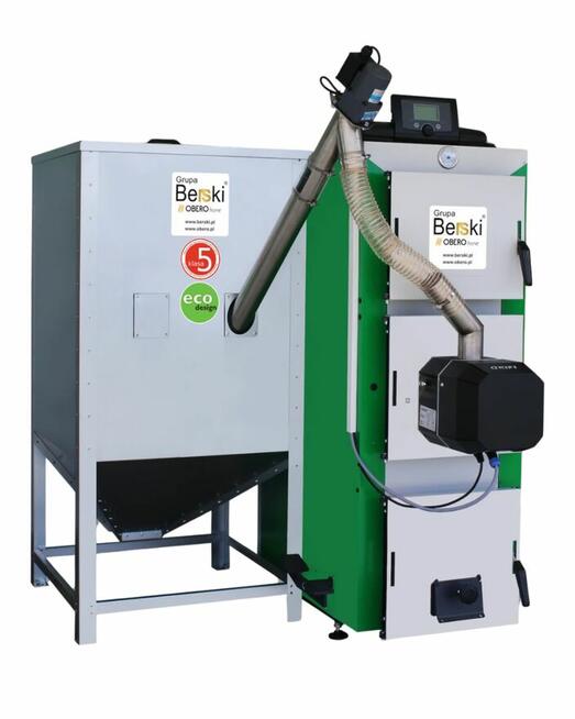 DrewKo Hybrid 12kW – dwupaliwowy kocioł na drewno i pellet