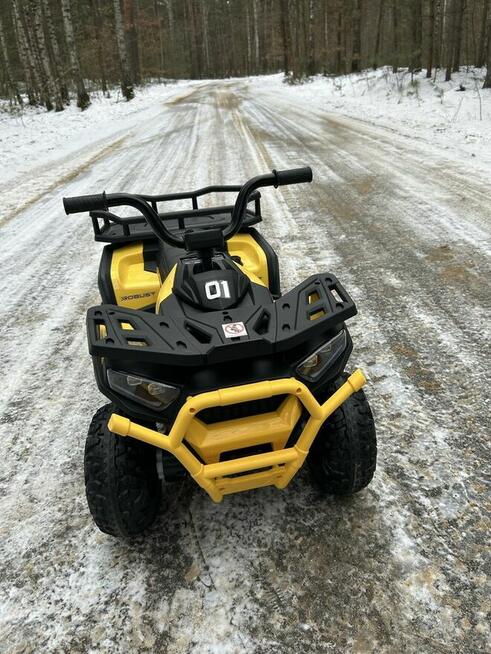 Quad elektryczny 12V żółty pilot EVA dla dzieci