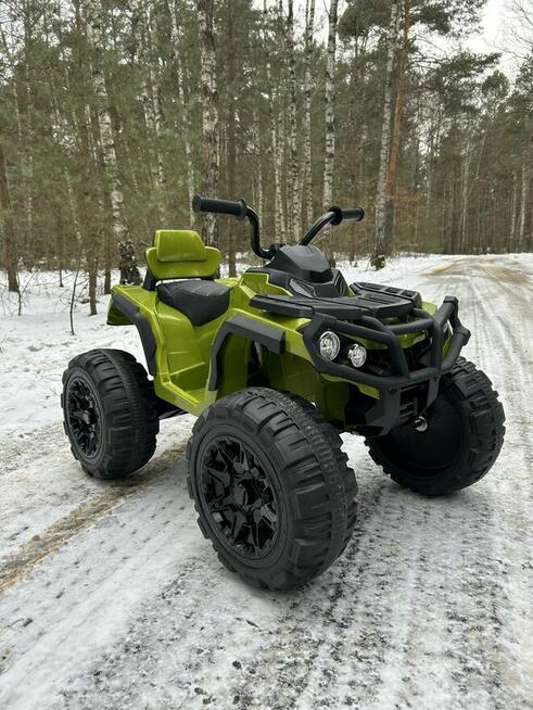 Duży quad elektryczny dla dzieci 12V duże koła EVA