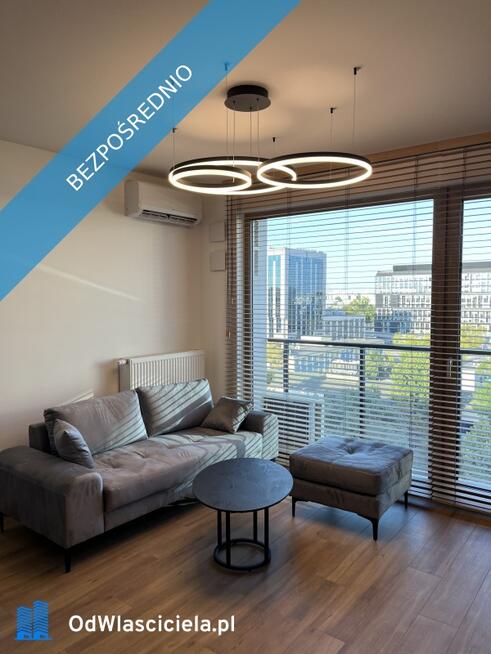 Nowe-Umeblowane-Klimatyzacj-2 pokoje(40 m2)-Mokotów- bez pośredników.