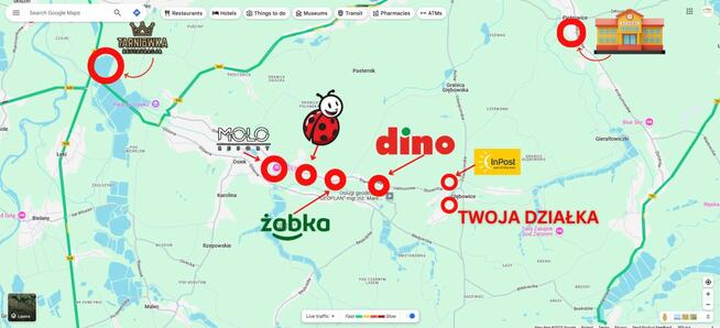 Działka budowlana Głębowice gm. Osiek, Oświęcimska