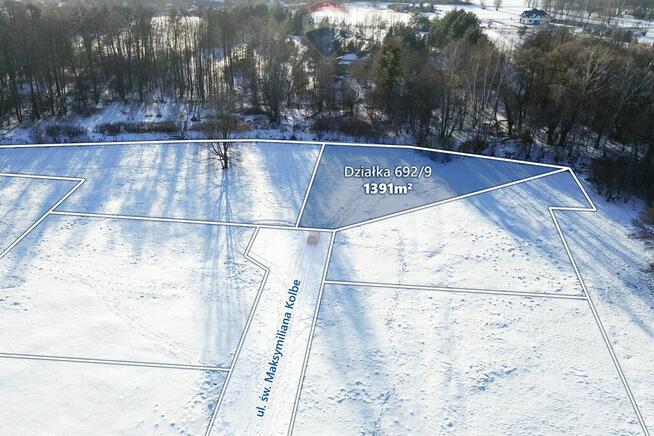 Działka budowlana 1391m2 z WZ, gm. Jaktorów