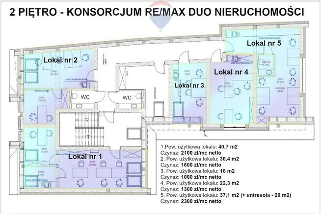 Prestiżowe biuro dla branży Nieruchomości