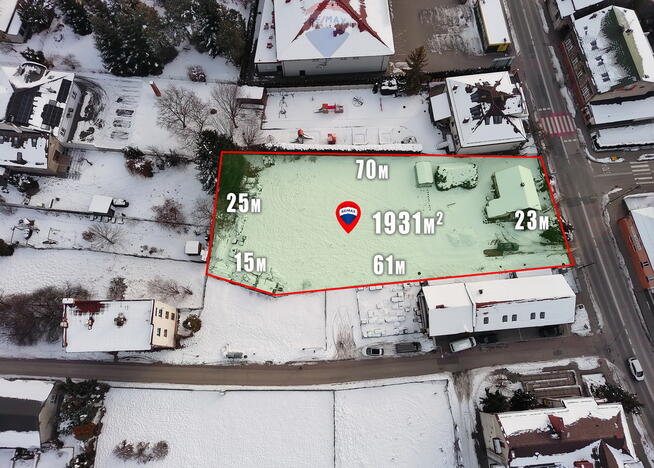 Działki inwestycyjne Kęty - Centrum