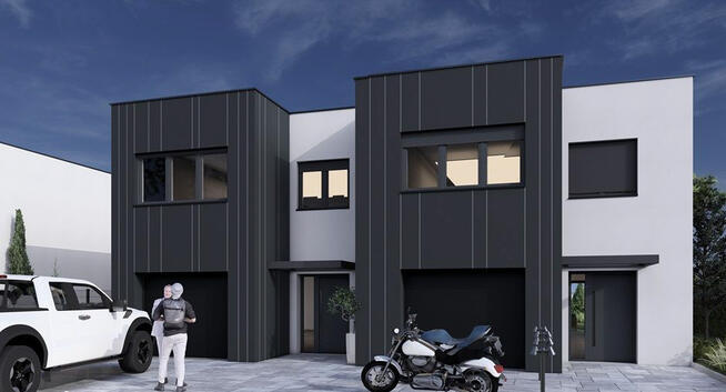 Przytulny dom szeregowy w Zawadzie z garażem