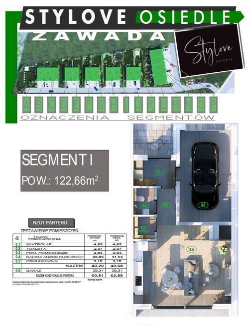 Przytulny dom szeregowy w Zawadzie z garażem