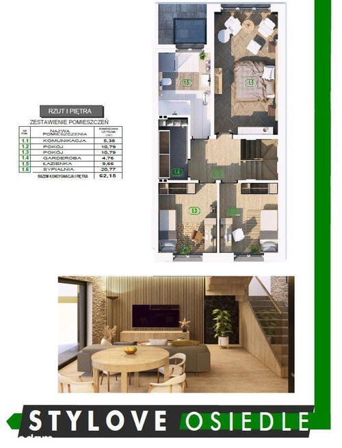 Przytulny dom szeregowy w Zawadzie z garażem
