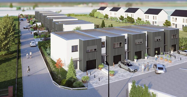 Przytulny dom szeregowy w Zawadzie z garażem