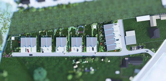 Przytulny dom szeregowy w Zawadzie z garażem