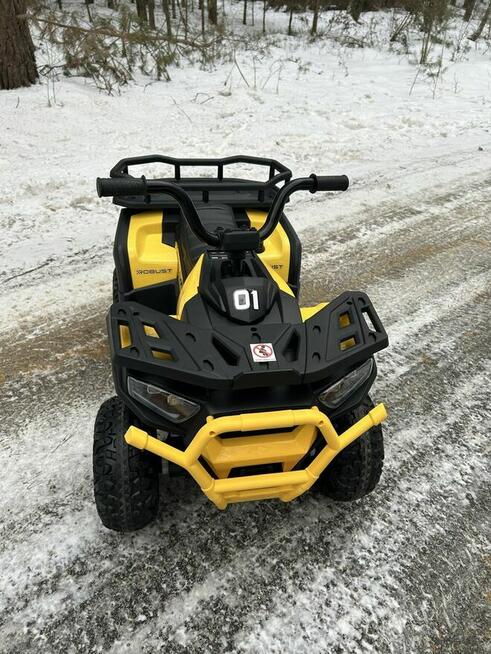 Żółty quad ATV 12V dla dziecka pilot