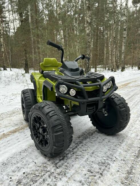Duży quad elektryczny dla dzieci 12V duże koła EVA