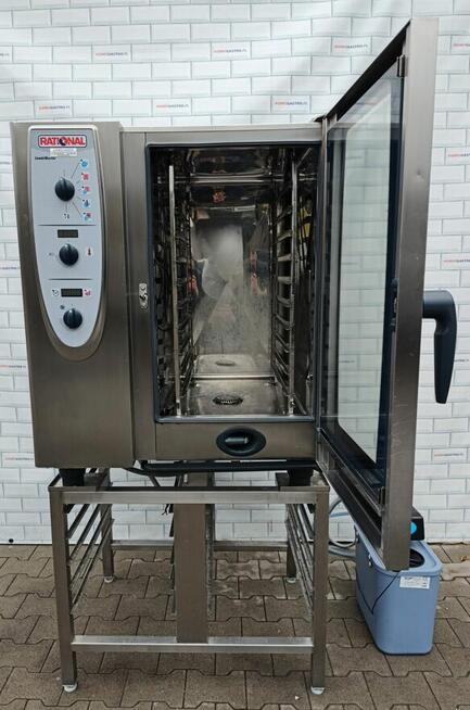 Piec konwekcyjno-parowy gazowy Rational + uzdatniacz do wody