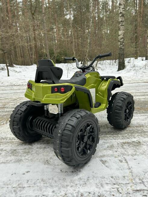 Duży quad elektryczny dla dzieci 12V duże koła EVA