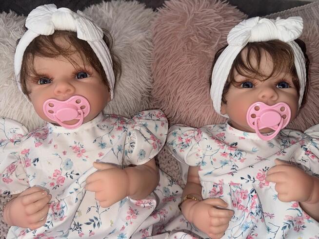 Prezent na Wielkanoc Zająca dla Bliźniąt lalki z włosami rze