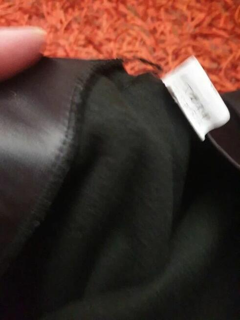 Spodnie leginsy czarne połysk ocieplane M