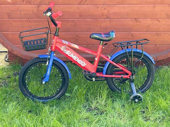 Rowerek 16 cali sumequi zielony , czerwony ,srebrny 369zl