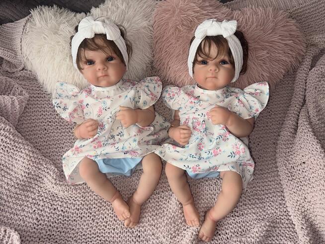 Prezent na Wielkanoc Zająca dla Bliźniąt lalki z włosami rze