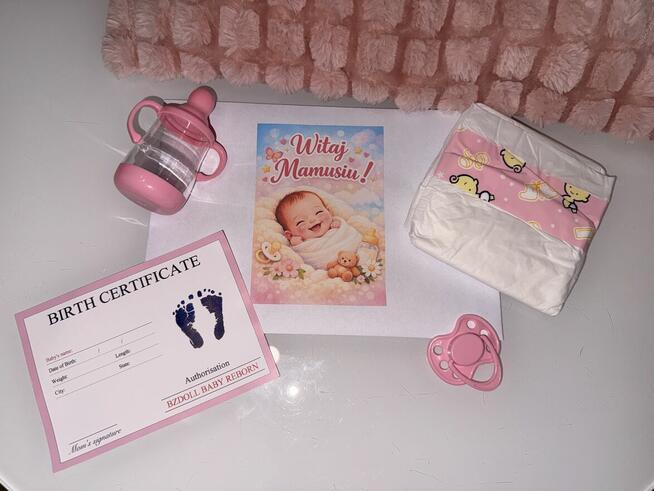 Reborn śpiący latynoska 48cm Nowy bobas lalka włosy rzęsy