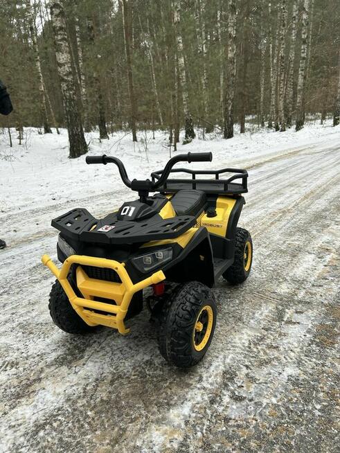 Quad elektryczny 12V żółty pilot EVA dla dzieci