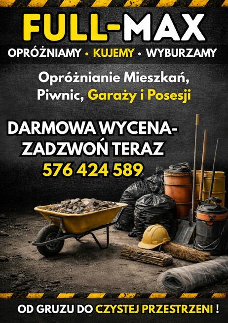 PORZĄDKI NA DZIAŁKACH PRZYGOTOWANIE TERENU POD BUDOWĘ