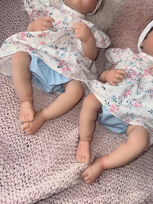 Prezent na Wielkanoc Zająca dla Bliźniąt lalki z włosami rze