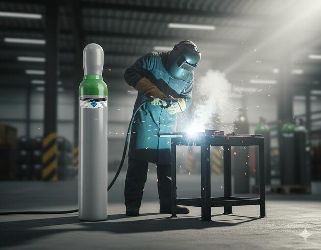 WYMIANA BUTLI – GAZ MIX 18 (Argon 82% + CO2 18%)