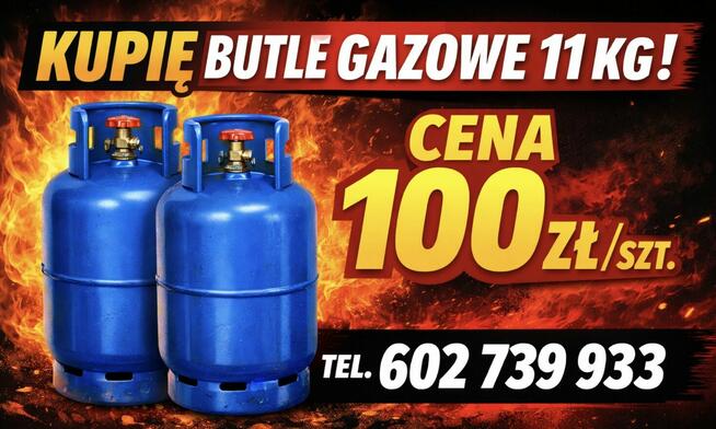 Dostawa gazu propan butan 11 kg 105zł Gaspol