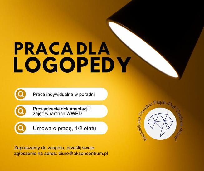 Nauczyciel logopeda w poradni