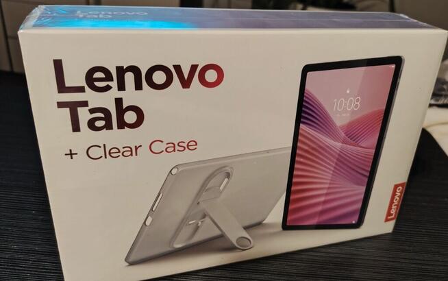 Nowy tablet LENOVO Tab + Clear Case10.1 4/128 GB Wi-Fi