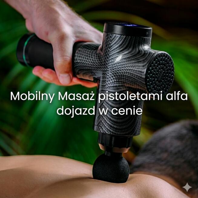 Mobilna Regeneracja: Masaż Sportowy Pistoletami ALFA + Oleje