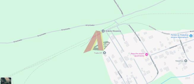 Działka budowlana Kraków Krowodrza, Olszanica, Krzyżówka