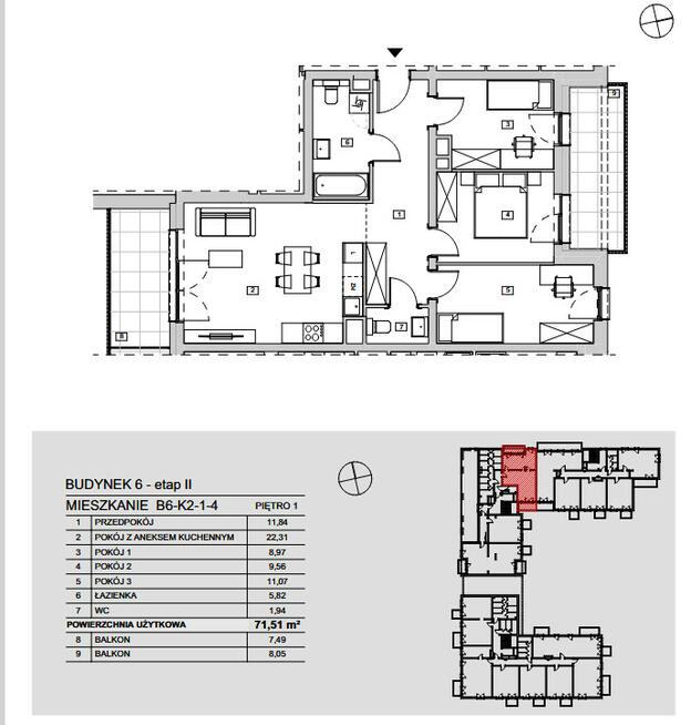 Piękne mieszkanie z balkonem w spokojnej i zielonej okolicy z ogrzewaniem miejsk