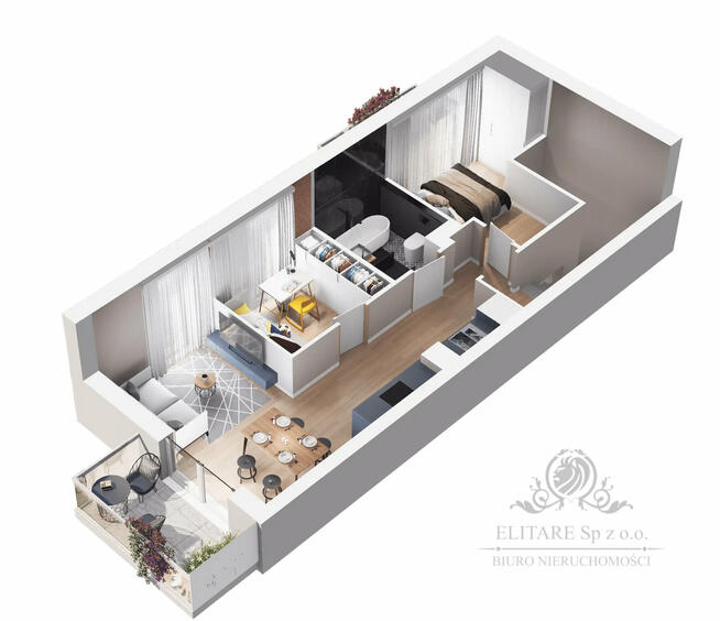 Mieszkanie dwupoziomowe 5 pokojowe 88,90 z tarasem i ogrodem /Brochów