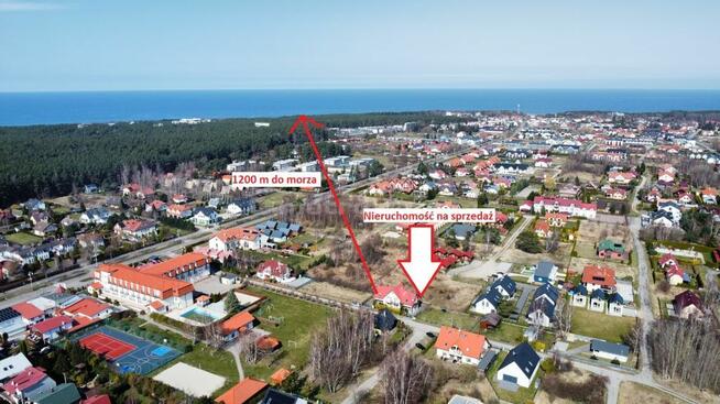 Dom mieszkalno-usługowy + działka.1200 m od morza!