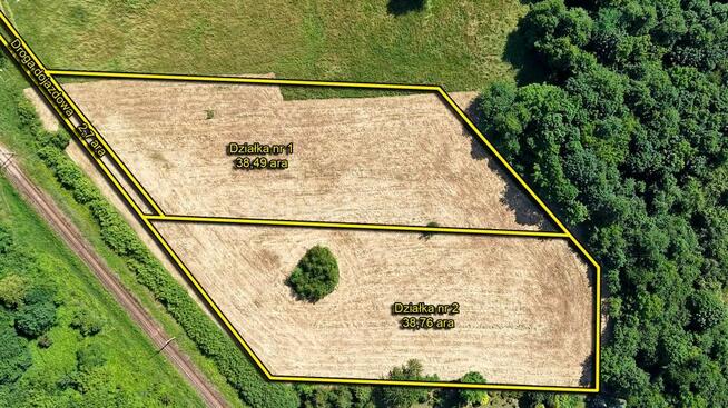 Piękna nasłonecznione działka z widokiem na góry.