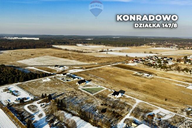 Działka budowlana z MPZP w Konradowie k. Otynia