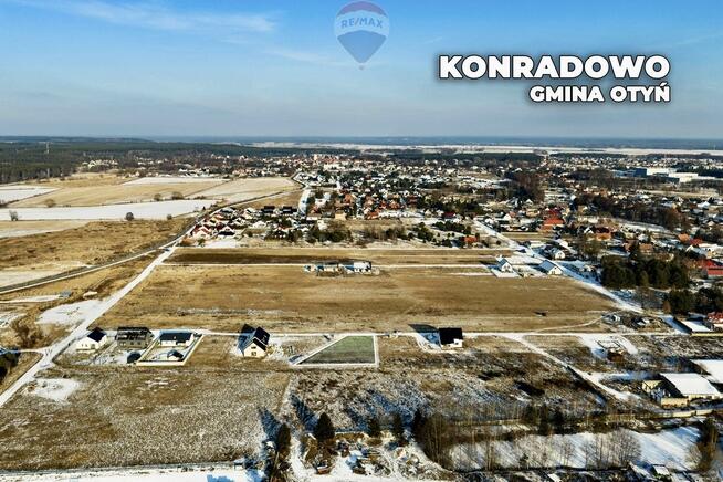 Działka budowlana z MPZP w Konradowie k. Otynia
