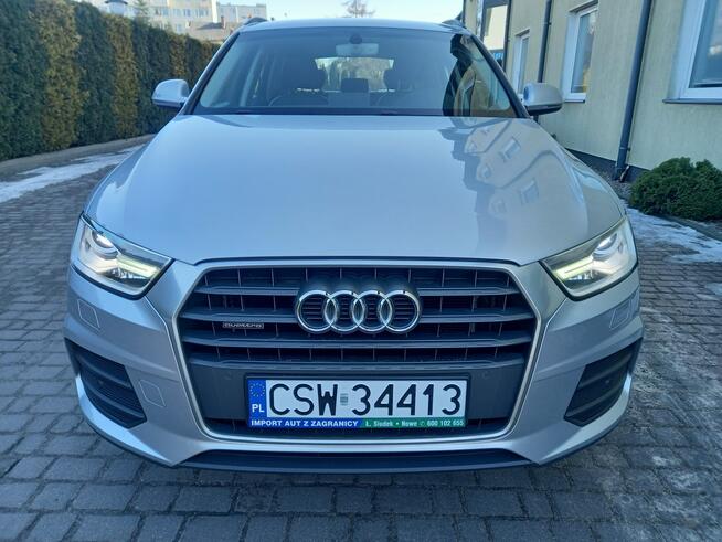 Audi Q3 2.0Tdi Quattro Bi-Xenon Navi Skóry Full Opcja 1-Właść Perfekcyjny Stan