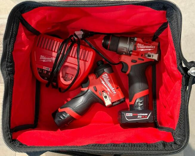 Milwaukee 3497-22 M12 zestaw wiertarko-wkr. i zakrętak udar.