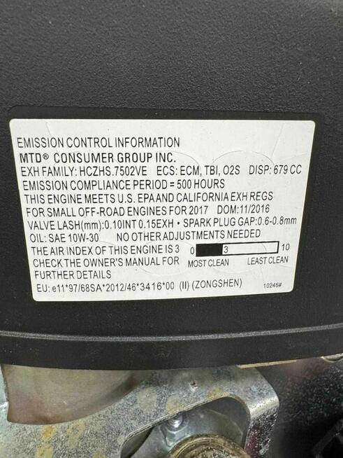 Traktorek kosiarka Cub Cadet XT2 22km z USA! Faktura