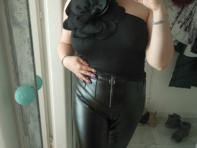 Legginsy z zameczkiem, XL