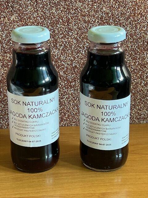 Sok z Jagody Kamczackiej 100% naturalny
