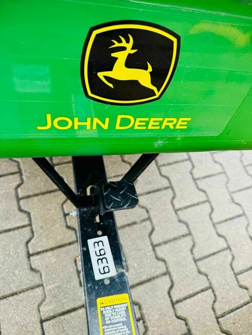 Przyczepka John Deere 10P z wywrotem! do traktorka kosiarki