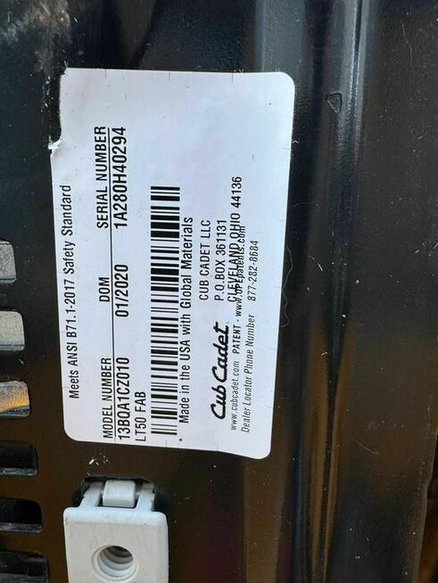 Traktorek kosiarka Cub Cadet XT1 Kohler 24km z USA!