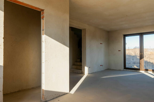 Dom w budowie. Stan surowy, zamknięty - Święciec, gm. Kramsk