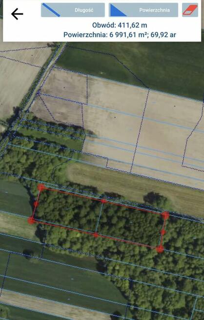 Działka leśna Krypno Kościelne Podlaskie