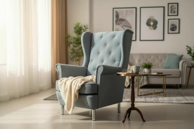 Komplet wypoczynkowy Sofa Fotel podnóżek Kanpa NOWE