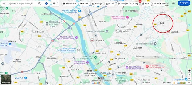 ZĄBKI, JPII – działka budowlana z KW, 320 m2