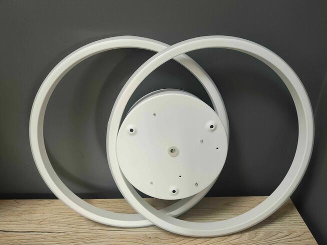 Lampa sufitowa LED Plafon biały Modern na sufit okrągła
